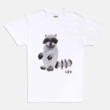 A24 x Rop van Mierlo Raccoon Tee 티셔츠