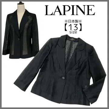 LAPINE 라핀 시어 테일러드 자켓 포멀 장미 꽃무늬 13