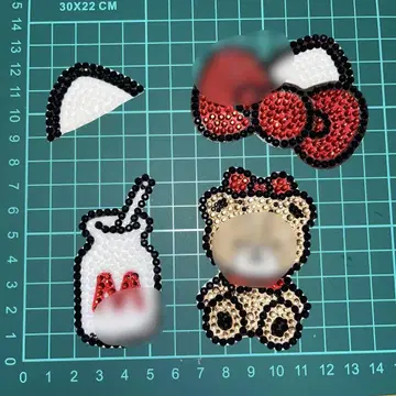 부채 데코 부품