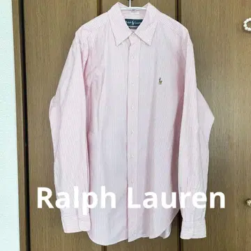 Ralph Lauren CLASSIC FIT 긴팔 셔츠 빨흰 스트라이프