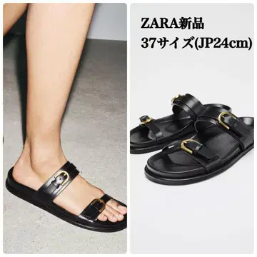 자라 버클 샌들 37 사이즈(JP24cm) 택 포함 새상품