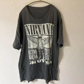 NIRVANA 오버 사이즈 티셔츠