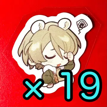 앙스타 중국 3주년 스티커 씰 모에 전시회 시라토리 아이라 19점