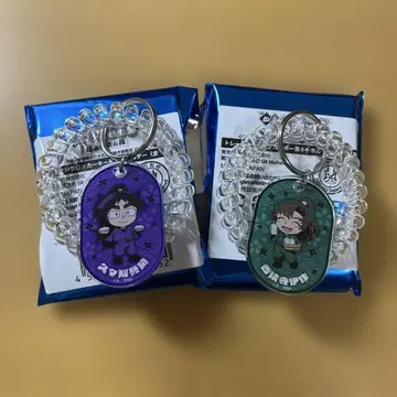 닌자 타마 란타로 극락탕 콜라보 락카 키링 키링 젠포지 쿠쿠치 세트