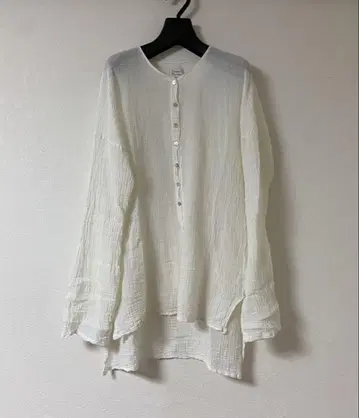 plage 아틀리에 프랑세 SP HENLY NECK L/SL 셔츠