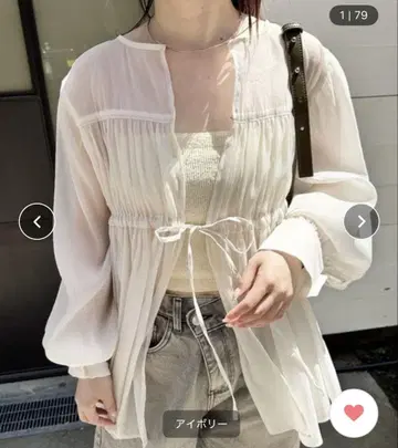 mystic 시어 티어드 튜닉