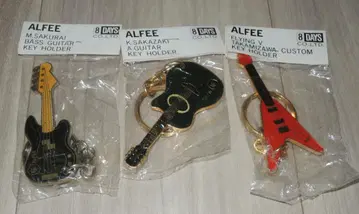 THE ALFEE 85' 기타 키링 3개 세트