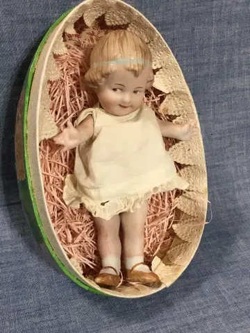 앤티크 귀여운 올 비스크 인형 에그 박스 포함