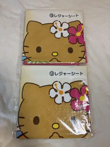 2장 세트 레저 시트 산리오 헬로키티 복권 일광화상