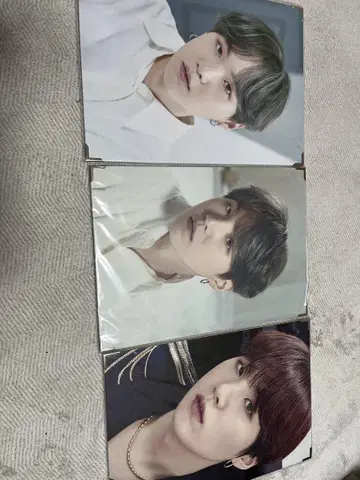 BTS SUGA 프리미엄 사진 3장 세트