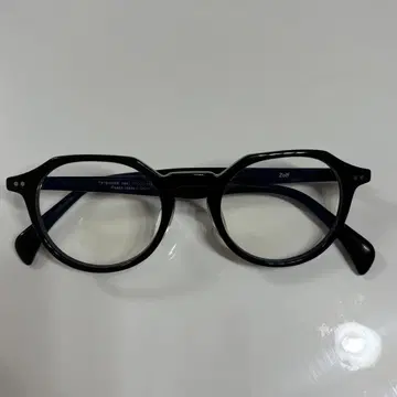 Zoff 블랙 라운드 프레임 안경 여성용 검은색 테두리