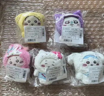 치이카와 산리오 캐릭터즈 5종 세트 마스코트 홀더