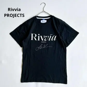 Rivvia PROJECTS 리비아 프로젝트 반팔 티셔츠 블랙 XS