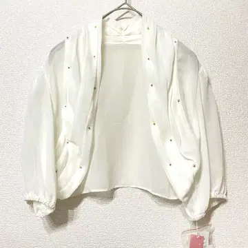 LIVIN' ALONE 세레모니 드레스 볼레로 쉬폰 시어 결혼식