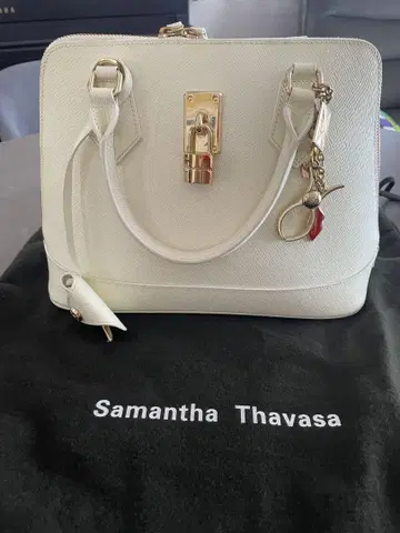 사만다 타바사 Samantha Thavasa 화이트 핸드백
