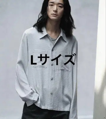 WYM RAYON JACQUARD CROPPED SHIRT S 사이즈