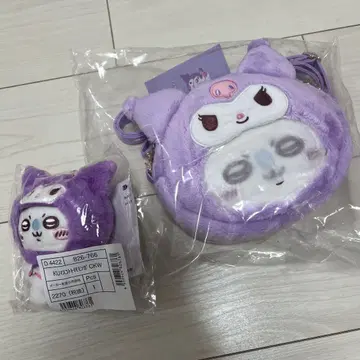 미사용 새상품 치이카와 (먼작귀) 산리오 쿠로미 모몽가 마스코트 홀더