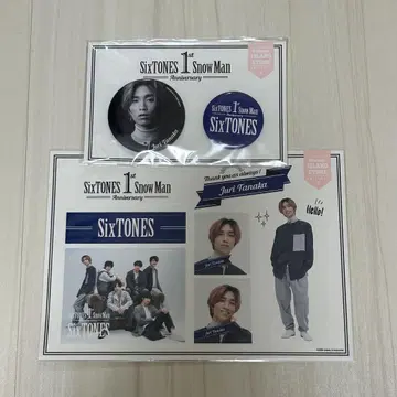 SixTONES 다나카 키리 캔뱃지 스티커 세트