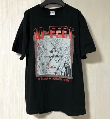 10-FEET 콜린즈 투어 티셔츠 블랙 XL 라이브 티셔츠 새상품급