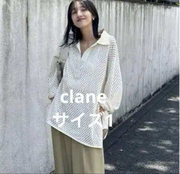 CLANE 23aw MESH SLEEVE TOPS 클라네 메쉬