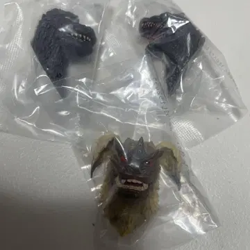 제일복권 고질라 대괴수열전 G G상 몬스터 헤드 마그넷 3종