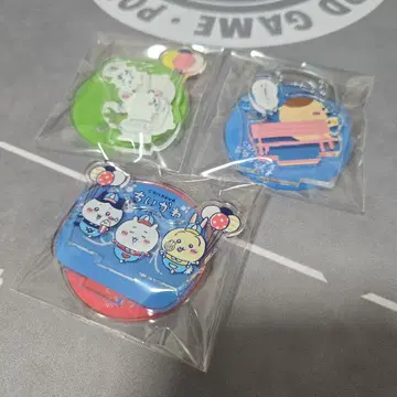 치이카와 (먼작귀) 두근두근 유원지 레이어 아크릴 스탠드 3종 세트