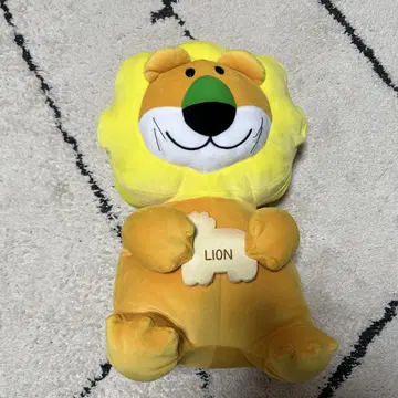 타베코 동물 모찌모치 BIG 봉제 인형 사자 약 45cm