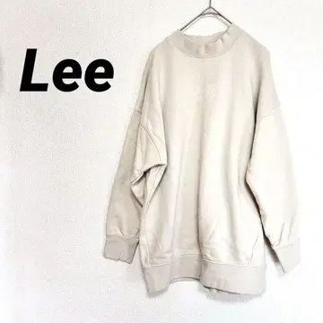 2519M Lee 긴팔 트레이닝복 맨투맨 상의 로고 무지 심플 M