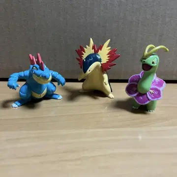 포켓몬 몬코레 세트 조토 삼총사 오다일 메가니움 바쿠푼