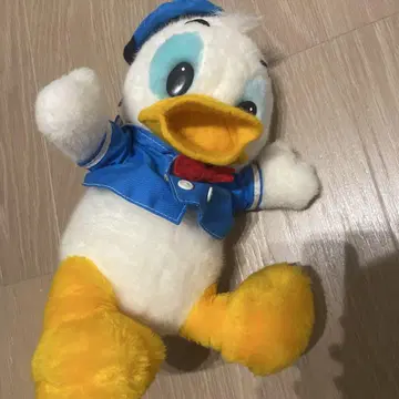 도널드 덕 봉제 인형 레트로