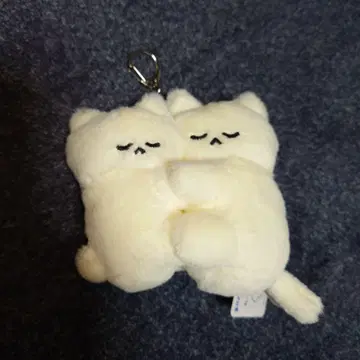 붙어 자는 고양이 봉제 인형  하나바라 시키 마스코트