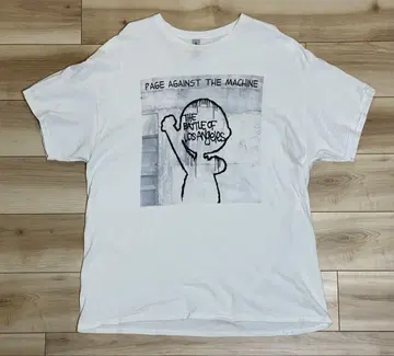 RAGE AGAINST THE MACHINE 패러디 티셔츠 XL