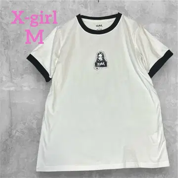 엑스걸 링거 티셔츠 화이트 M 사이즈