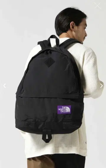 THE NORTH FACE 퍼플 라벨 백팩 블랙