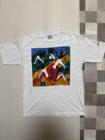 90s Jacob Lawrence 아트 티셔츠 L
