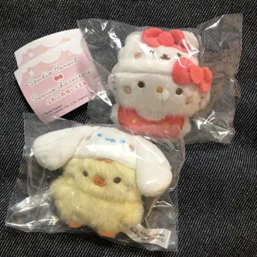 산리오 푹신푹신 봉제 인형 헬로키티 포포 가챠