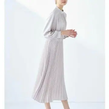 AC 디자인 바이 알파 큐빅 플리츠 원피스