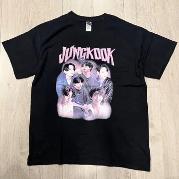BTS 정국 JUNGKOOK 그래픽 티셔츠 블랙