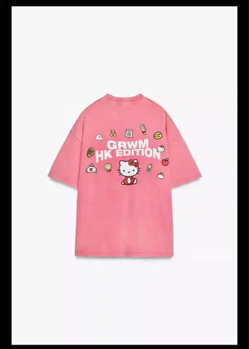ZARA 자라 헬로키티 HELLOKITT 워시드 가공 티셔츠 L