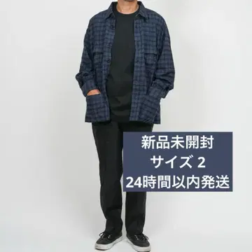 KAJA CHECK FLANNEL SHIRT JACKET 사이즈 2