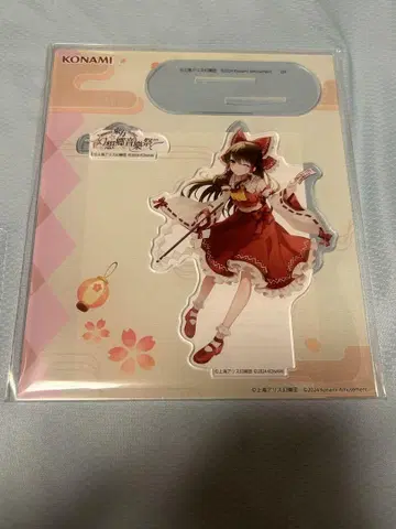 코나쿠레 한정판 동방 환상향 음악제 아크릴 스탠드 레이무 BEMANI