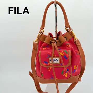 휠라 FILA 2way 숄더백 로고 올 로고 무늬 가죽 90s y2k