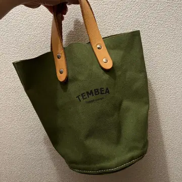 Ten Bear TEMBEA 올리브 그린 미니 토트백