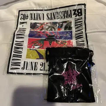 B'z 유나이트 Unite LIVE 가챠 2개 세트 복조리와 파이버 타월