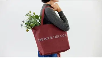 새상품 DEAN & DELUCA 차리티 토트백 2024L 레드 빈