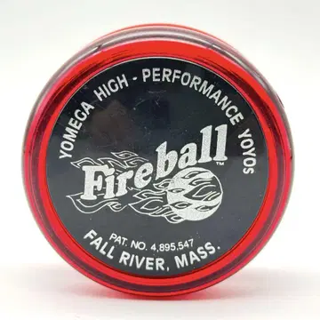 빅 파이어 볼 블랙/레드 YOMEGA 요메가 Fireball 하이퍼 요요