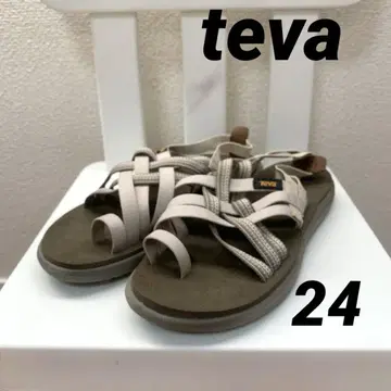 TEVA:VOYA STRAPPY 스트랩 샌들 내추럴 24cm