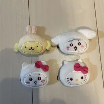 산리오 치이카와 (먼작귀) 앞머리 클립 키티 시나몬 토끼 하치와레