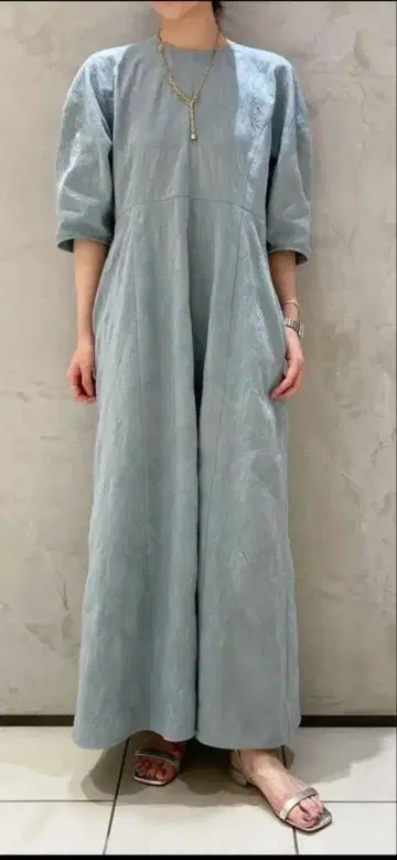 6(ROKU) / COTTON DOBBY DRESS 반팔 원피스