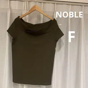 Noble 노블 티셔츠 스트레치 풀오버 카키 F 일본제